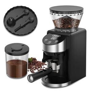 Gevi Coffee Grinder Electric,Coffee Bean Grinder with 35 Grind 120V/200W, Black